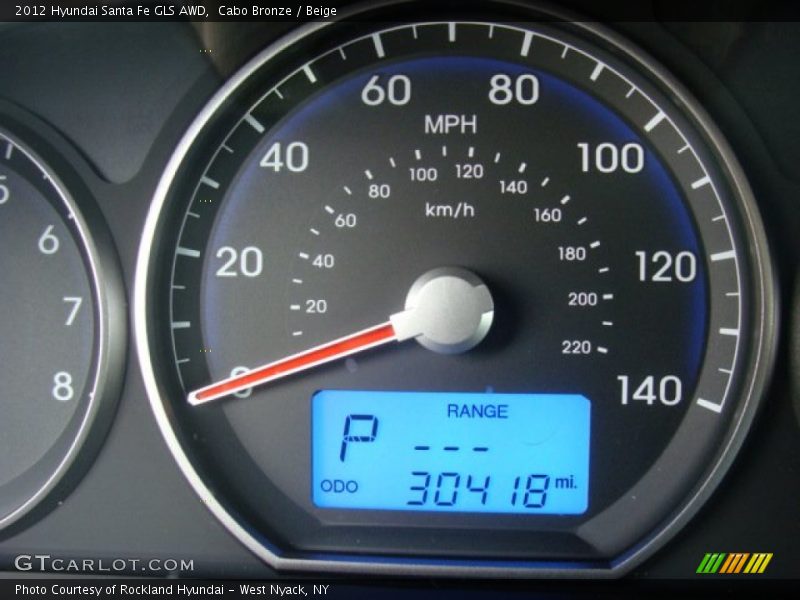 Cabo Bronze / Beige 2012 Hyundai Santa Fe GLS AWD
