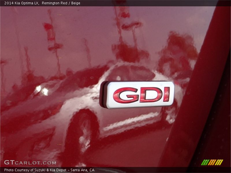 Remington Red / Beige 2014 Kia Optima LX
