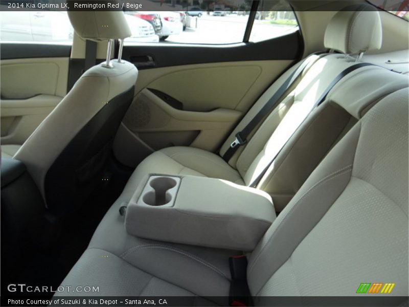 Remington Red / Beige 2014 Kia Optima LX