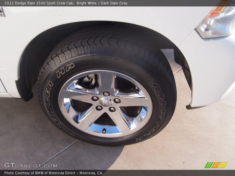Bright White / Dark Slate Gray 2012 Dodge Ram 1500 Sport Crew Cab