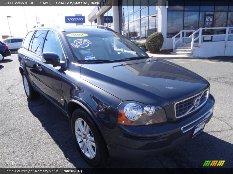 Saville Grey Metallic / Beige 2011 Volvo XC90 3.2 AWD