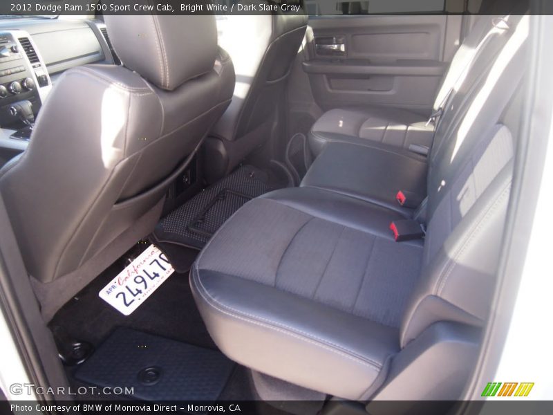 Bright White / Dark Slate Gray 2012 Dodge Ram 1500 Sport Crew Cab