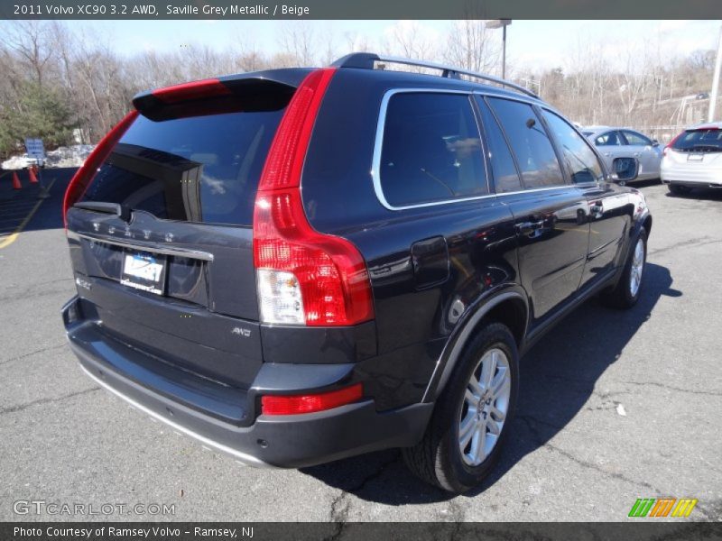 Saville Grey Metallic / Beige 2011 Volvo XC90 3.2 AWD