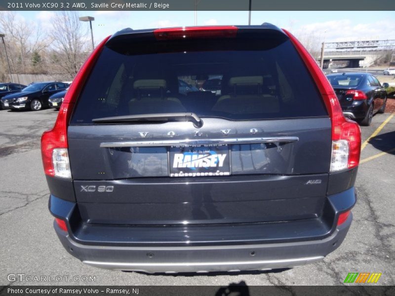 Saville Grey Metallic / Beige 2011 Volvo XC90 3.2 AWD