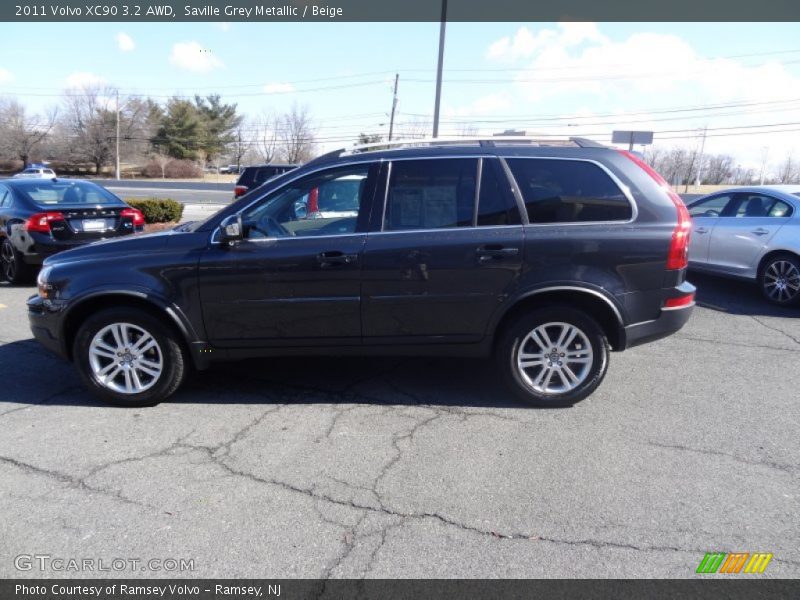 Saville Grey Metallic / Beige 2011 Volvo XC90 3.2 AWD