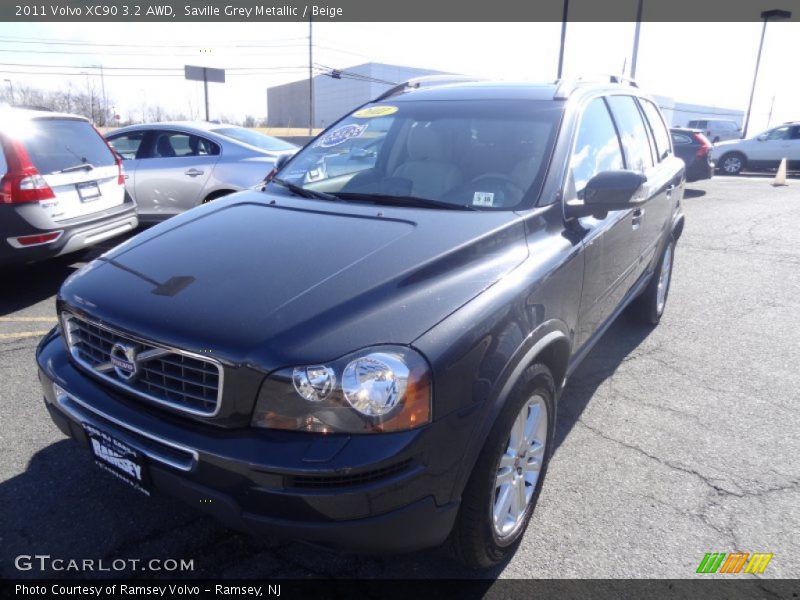 Saville Grey Metallic / Beige 2011 Volvo XC90 3.2 AWD