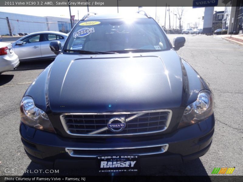 Saville Grey Metallic / Beige 2011 Volvo XC90 3.2 AWD