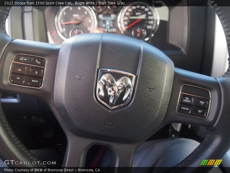  2012 Ram 1500 Sport Crew Cab Steering Wheel