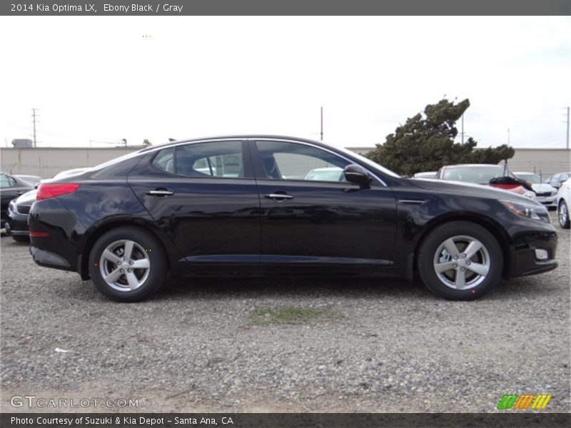 Ebony Black / Gray 2014 Kia Optima LX