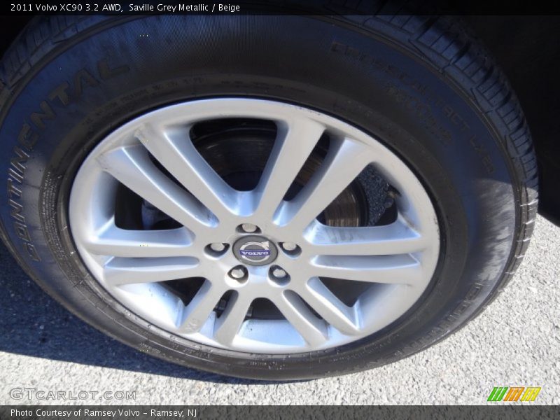 Saville Grey Metallic / Beige 2011 Volvo XC90 3.2 AWD
