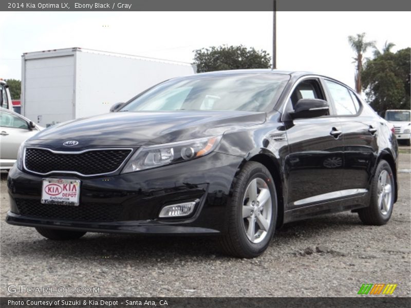 Ebony Black / Gray 2014 Kia Optima LX