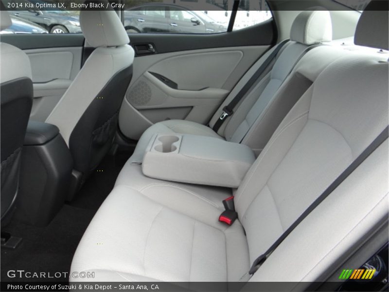 Ebony Black / Gray 2014 Kia Optima LX