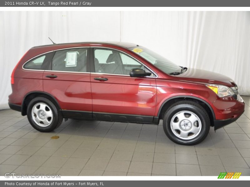 Tango Red Pearl / Gray 2011 Honda CR-V LX