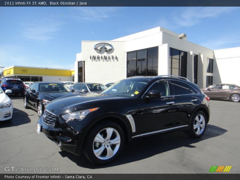 Black Obsidian / Java 2011 Infiniti FX 35 AWD