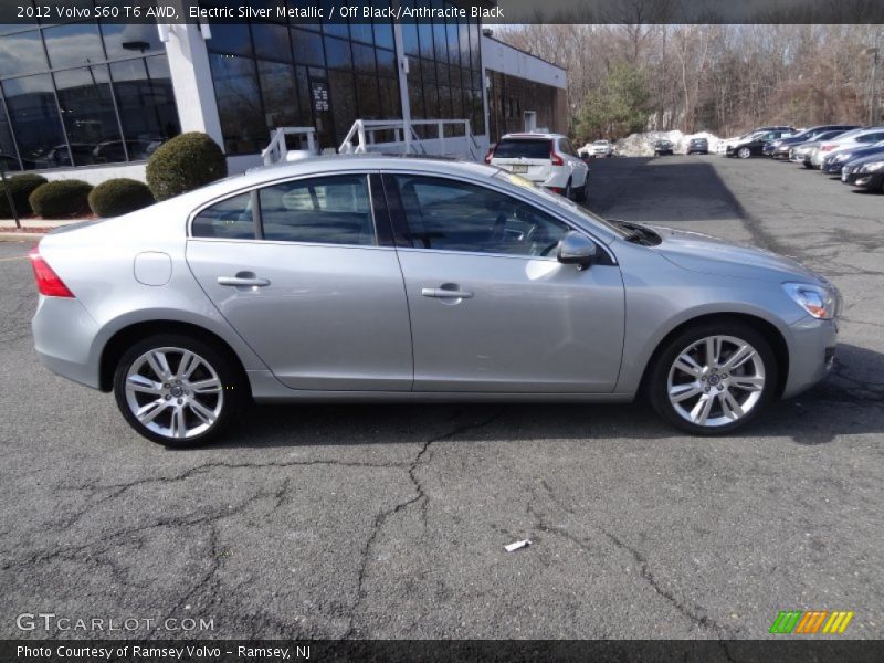 Electric Silver Metallic / Off Black/Anthracite Black 2012 Volvo S60 T6 AWD