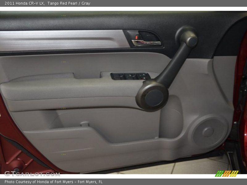 Tango Red Pearl / Gray 2011 Honda CR-V LX