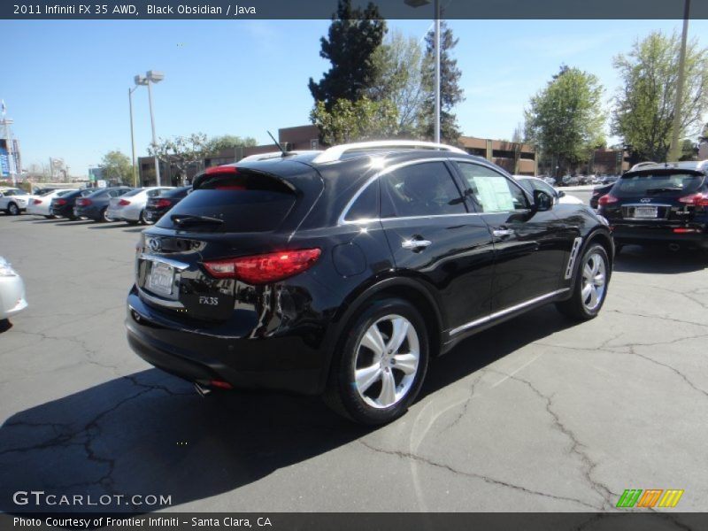 Black Obsidian / Java 2011 Infiniti FX 35 AWD