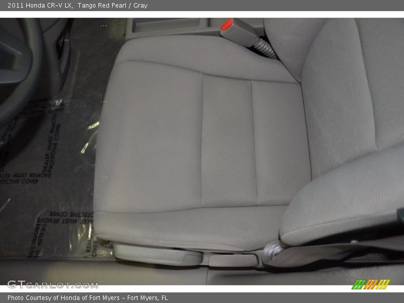 Tango Red Pearl / Gray 2011 Honda CR-V LX