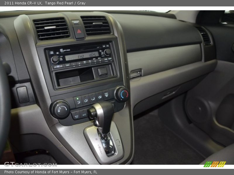 Tango Red Pearl / Gray 2011 Honda CR-V LX
