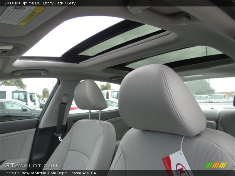 Sunroof of 2014 Optima EX