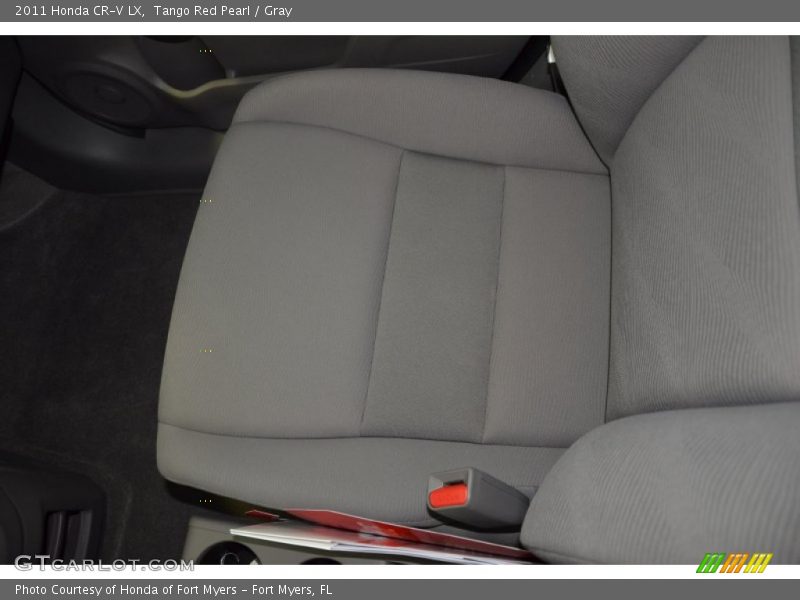 Tango Red Pearl / Gray 2011 Honda CR-V LX