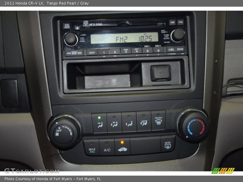 Tango Red Pearl / Gray 2011 Honda CR-V LX