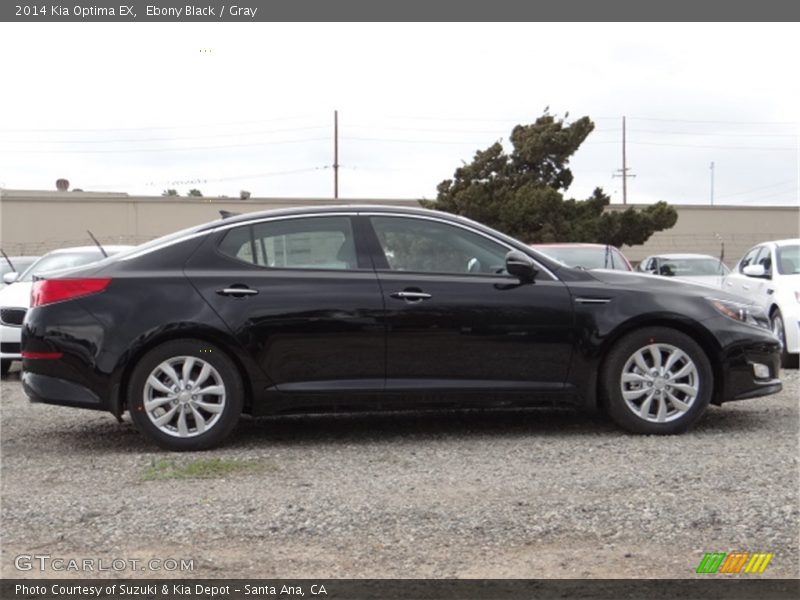 Ebony Black / Gray 2014 Kia Optima EX