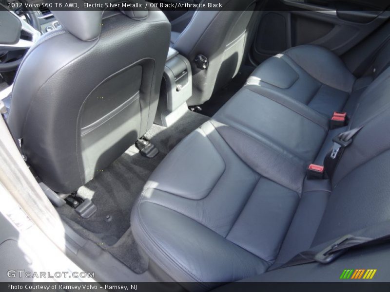 Electric Silver Metallic / Off Black/Anthracite Black 2012 Volvo S60 T6 AWD
