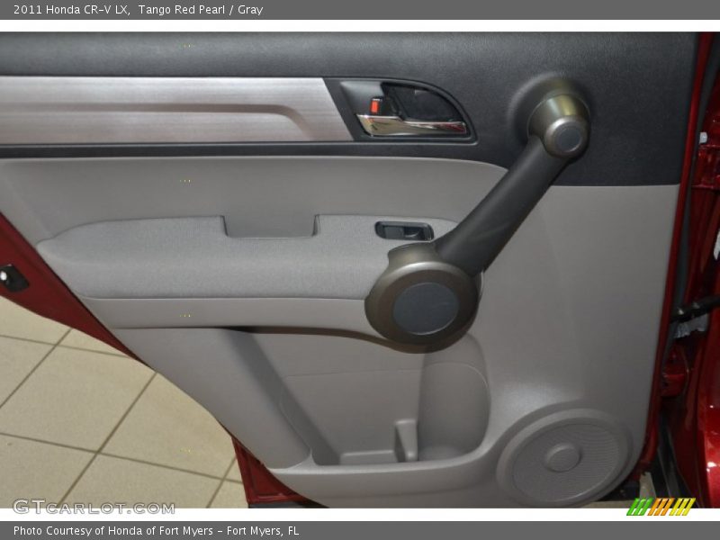 Tango Red Pearl / Gray 2011 Honda CR-V LX