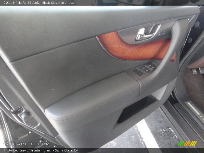 Black Obsidian / Java 2011 Infiniti FX 35 AWD