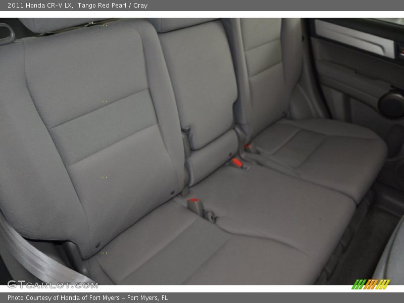 Tango Red Pearl / Gray 2011 Honda CR-V LX