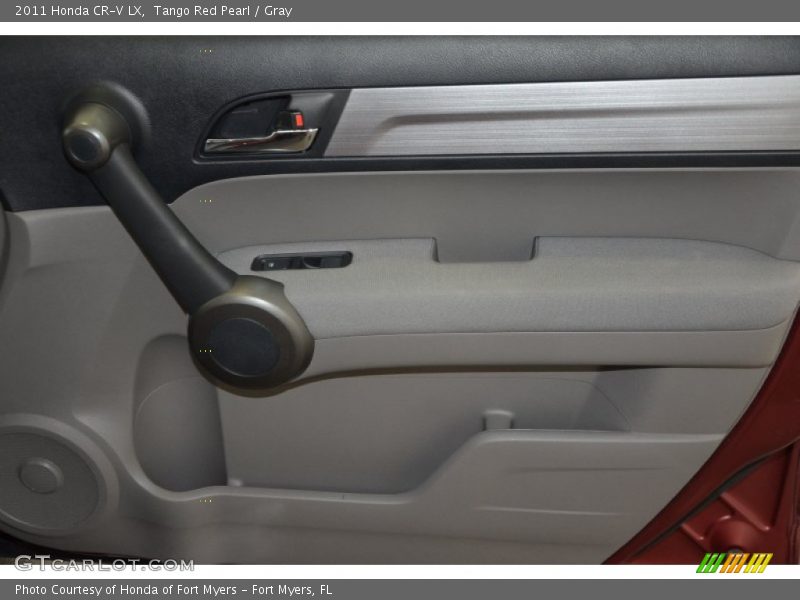 Tango Red Pearl / Gray 2011 Honda CR-V LX