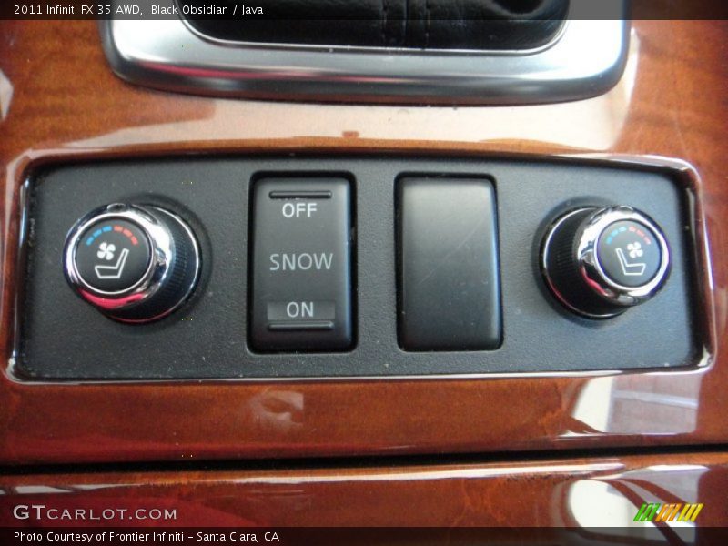 Black Obsidian / Java 2011 Infiniti FX 35 AWD