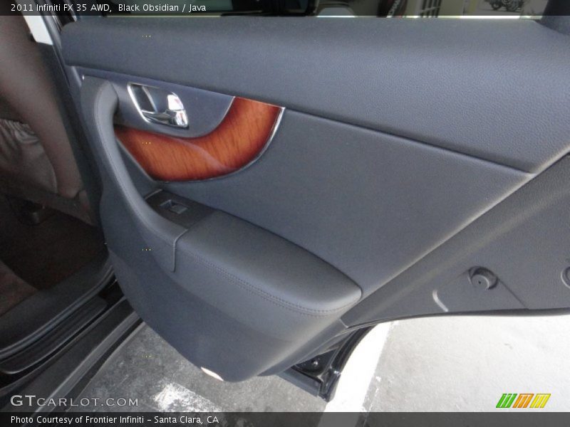 Black Obsidian / Java 2011 Infiniti FX 35 AWD