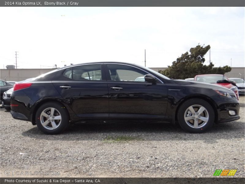 Ebony Black / Gray 2014 Kia Optima LX