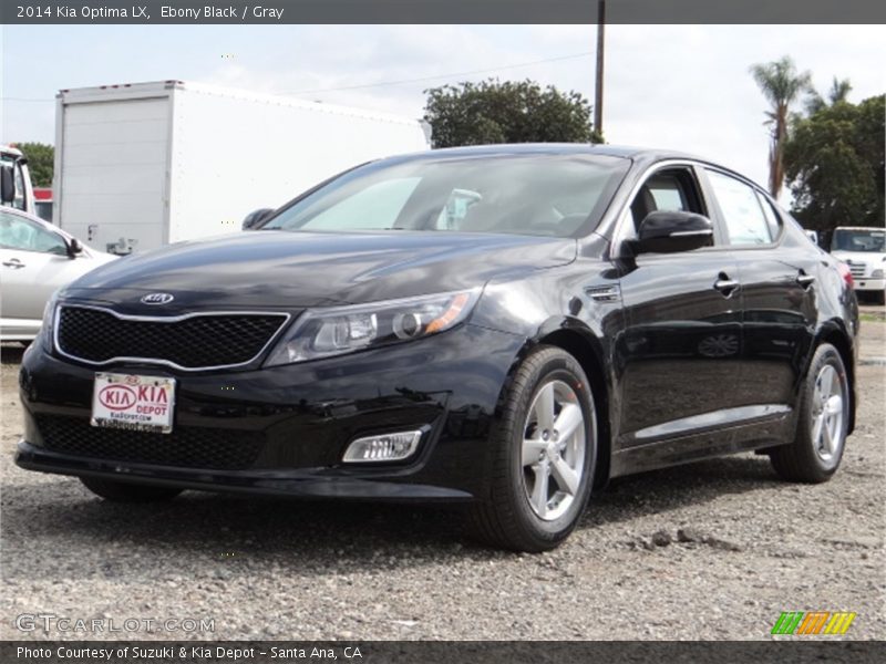 Ebony Black / Gray 2014 Kia Optima LX