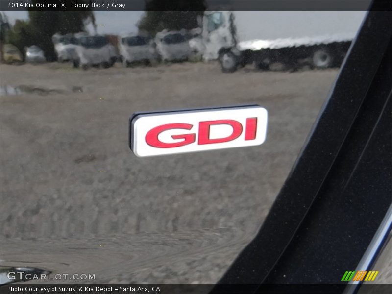 Ebony Black / Gray 2014 Kia Optima LX