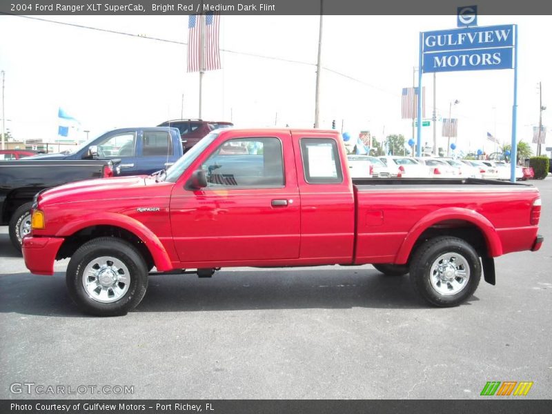 Bright Red / Medium Dark Flint 2004 Ford Ranger XLT SuperCab