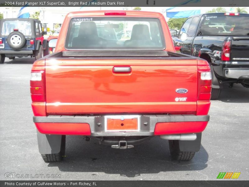Bright Red / Medium Dark Flint 2004 Ford Ranger XLT SuperCab