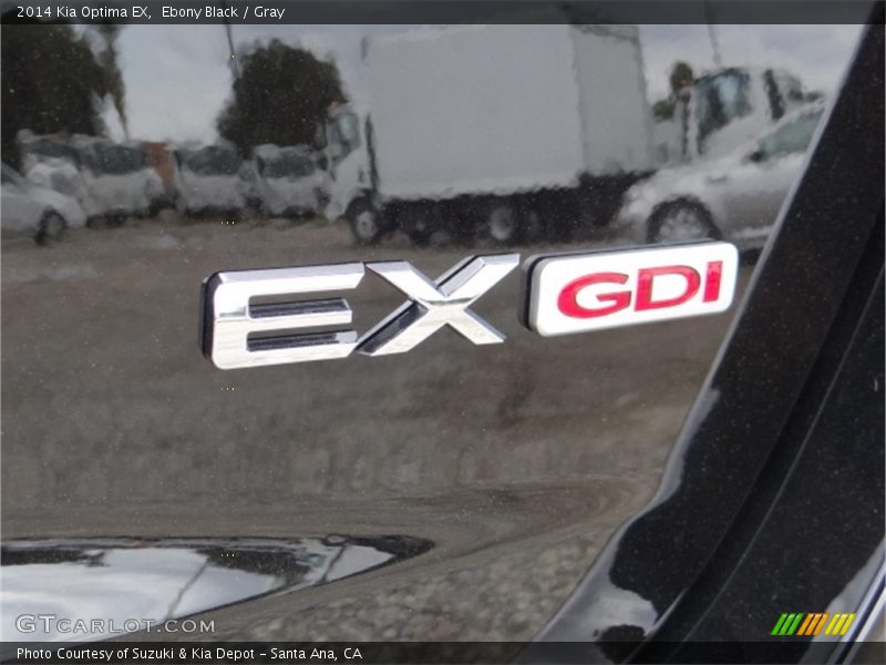 Ebony Black / Gray 2014 Kia Optima EX