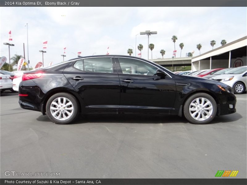 Ebony Black / Gray 2014 Kia Optima EX