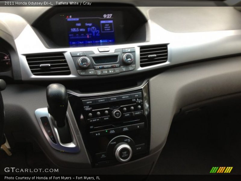 Taffeta White / Gray 2011 Honda Odyssey EX-L