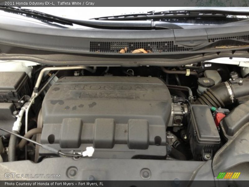 Taffeta White / Gray 2011 Honda Odyssey EX-L