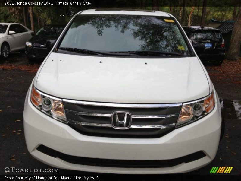 Taffeta White / Gray 2011 Honda Odyssey EX-L