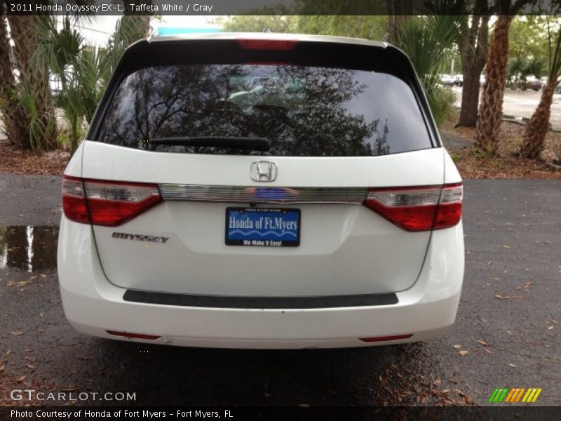 Taffeta White / Gray 2011 Honda Odyssey EX-L