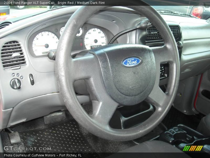 Bright Red / Medium Dark Flint 2004 Ford Ranger XLT SuperCab