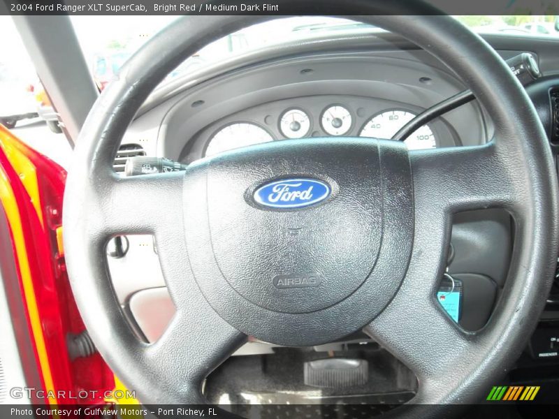 Bright Red / Medium Dark Flint 2004 Ford Ranger XLT SuperCab