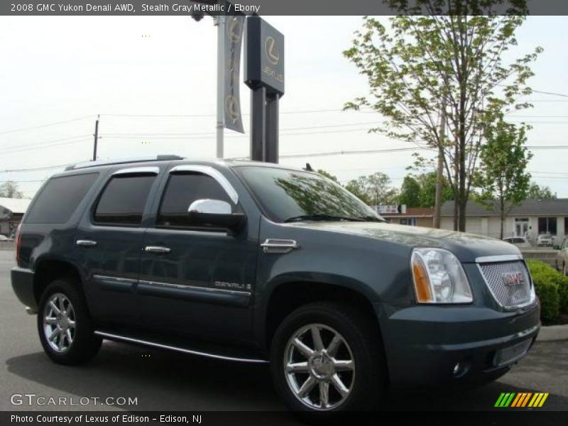 Stealth Gray Metallic / Ebony 2008 GMC Yukon Denali AWD