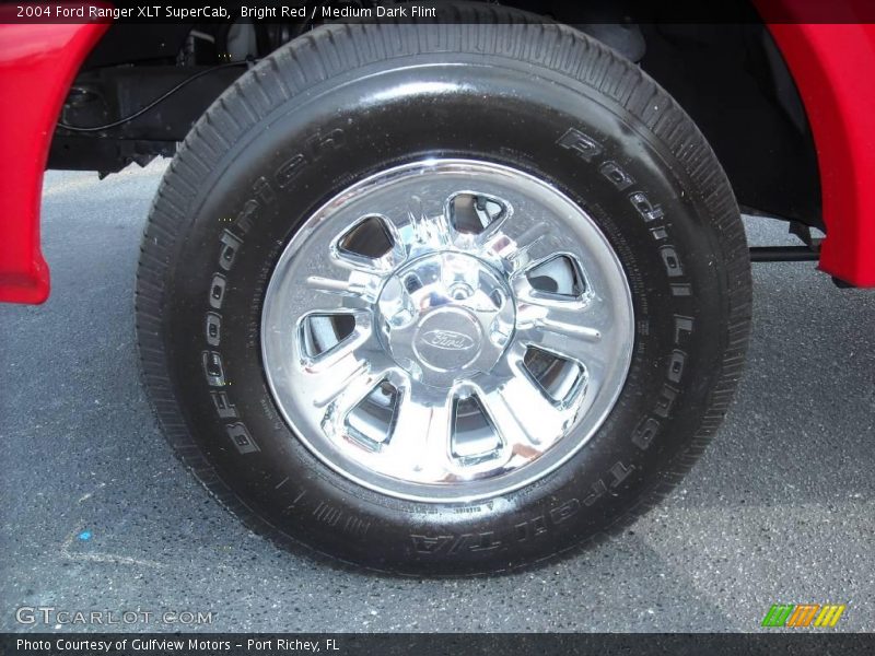 Bright Red / Medium Dark Flint 2004 Ford Ranger XLT SuperCab