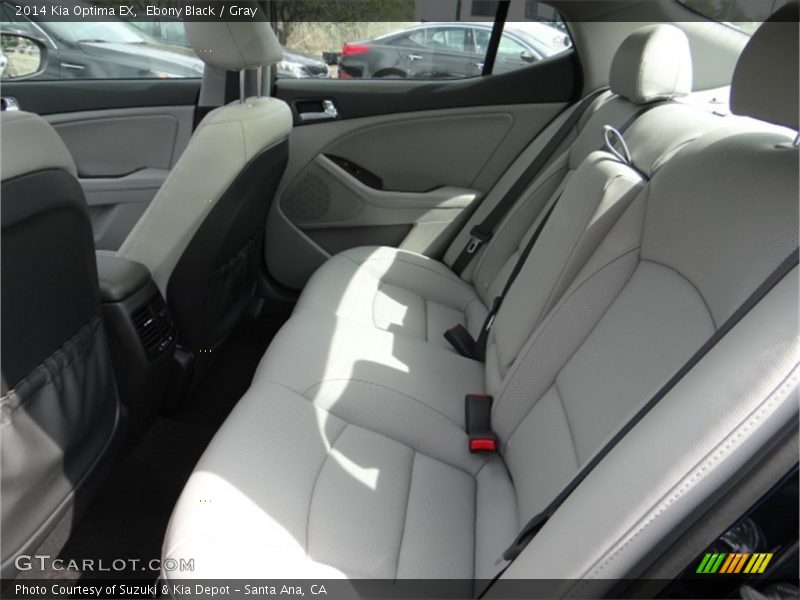 Ebony Black / Gray 2014 Kia Optima EX